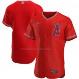 Camiseta Beisbol Hombre Los Angeles Angels Alterno Autentico Rojo