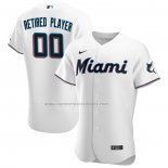 Camiseta Beisbol Hombre Miami Marlins Pick-A-Player Retired Roster Primera Autentico Blanco