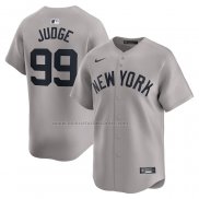 Camiseta Beisbol Hombre New York Yankees Aaron Judge Segunda Limited Gris