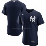 Camiseta Beisbol Hombre New York Yankees Alterno Autentico Azul Camiseta Beisbol Hombre New York Yankees Alterno Autentico Azul