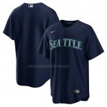 Camiseta Beisbol Hombre Seattle Mariners Alterno Replica Azul