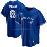 Camiseta Beisbol Hombre Toronto Blue Jays Cavan Biggio Replica Azul