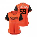 Camiseta Beisbol Mujer Baltimore Orioles Jhan Marinez 2018 LLWS Players Weekend La Electricidad Orange Camiseta Beisbol Mujer Baltimore Orioles Jhan Marinez 2018 LLWS Players Weekend La Electricidad Orange