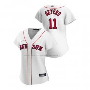 Camiseta Beisbol Mujer Boston Red Sox Rafael Devers Replica Primera 2020 Blanco
