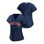 Camiseta Beisbol Mujer Boston Red Sox Replica Alterno 2020 Azul