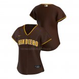 Camiseta Beisbol Mujer San Diego Padres Replica Road 2020 Marron