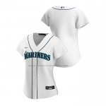 Camiseta Beisbol Mujer Seattle Mariners Replica Primera 2020 Blanco