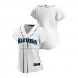Camiseta Beisbol Mujer Seattle Mariners Replica Primera 2020 Blanco