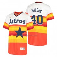 Camiseta Beisbol Nino Houston Astros Don Wilson Cooperstown Collection Primera Blanco