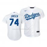 Camiseta Beisbol Nino Los Angeles Dodgers Kenley Jansen Replica Primera 2020 Blanco