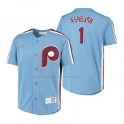 Camiseta Beisbol Nino Philadelphia Phillies Richie Ashburn Cooperstown Collection Road Azul