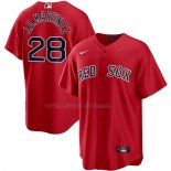 Camiseta Beisbol Hombre Boston Red Sox J.D. Martinez Alterno Replica Rojo