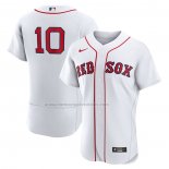 Camiseta Beisbol Hombre Boston Red Sox Trevor Story Primera Autentico Blanco