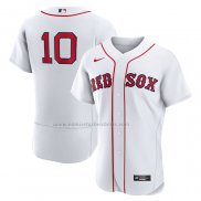 Camiseta Beisbol Hombre Boston Red Sox Trevor Story Primera Autentico Blanco