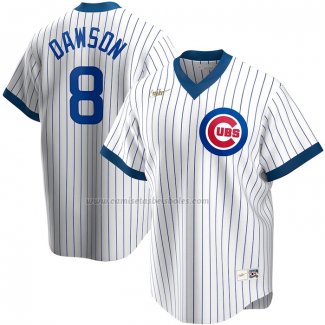 Camiseta Beisbol Hombre Chicago Cubs Andre Dawson Primera Cooperstown Collection Blanco