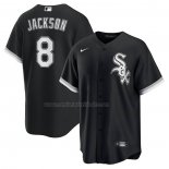 Camiseta Beisbol Hombre Chicago White Sox Bo Jackson Alterno Cooperstown Collection Replica Negro