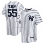 Camiseta Beisbol Hombre New York Yankees Carlos Rodon Primera Blanco