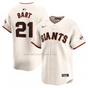 Camiseta Beisbol Hombre San Francisco Giants Joey Bart Primera Limited Crema