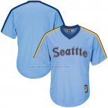 Camiseta Beisbol Hombre Seattle Mariners Majestic Cooperstown Cool Base Replica Azul