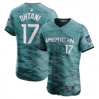 Camiseta Beisbol Hombre Shohei Ohtani All Star 2023 Vapor Premier Elite Verde