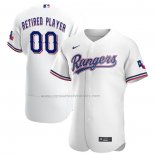Camiseta Beisbol Hombre Texas Rangers Pick-A-Player Retired Roster Primera Autentico Blanco