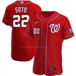 Camiseta Beisbol Hombre Washington Nationals Juan Soto Alterno Autentico Rojo