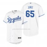 Camiseta Beisbol Nino Kansas City Royals Jakob Junis Replica Primera Blanco