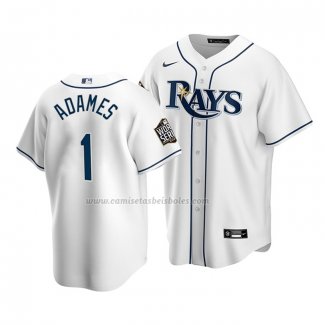 Camiseta Beisbol Nino Tampa Bay Rays Willy Adames Primera Replica 2020 Blanco