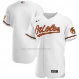 Camiseta Beisbol Hombre Baltimore Orioles Primera Autentico Blanco