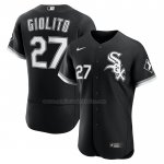 Camiseta Beisbol Hombre Chicago White Sox Lucas Giolito Alterno Autentico Negro Camiseta Beisbol Hombre Chicago White Sox Lucas Giolito Alterno Autentico Negro