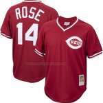 Camiseta Beisbol Hombre Cincinnati Reds Pete Rose Mitchell & Ness Cooperstown Collection Mesh Batting Practice Rojo Camiseta Beisbol Hombre Cincinnati Reds Pete Rose Mitchell & Ness Cooperstown Collection Mesh Batting Practice Rojo