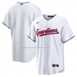 Camiseta Beisbol Hombre Cleveland Guardians Primera Blank Replica Blanco
