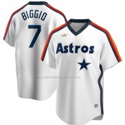 Camiseta Beisbol Hombre Houston Astros Craig Biggio Primera Cooperstown Collection Blanco