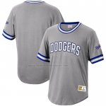 Camiseta Beisbol Hombre Los Angeles Dodgers Mitchell & Ness Cooperstown Collection Wild Pitch Gris Camiseta Beisbol Hombre Los Angeles Dodgers Mitchell & Ness Cooperstown Collection Wild Pitch Gris