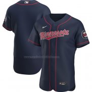 Camiseta Beisbol Hombre Minnesota Twins Autentico Alterno Azul