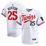 Camiseta Beisbol Hombre Minnesota Twins Byron Buxton Primera Limited Blanco