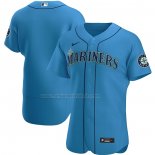 Camiseta Beisbol Hombre Seattle Mariners Alternate Autentico Azul