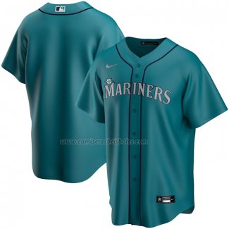 Camiseta Beisbol Hombre Seattle Mariners Alternate Replica Verde
