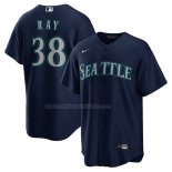 Camiseta Beisbol Hombre Seattle Mariners Robbie Ray Alterno Replica Azul