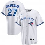 Camiseta Beisbol Hombre Toronto Blue Jays Vladimir Guerrero Jr. Primera Replica Blanco