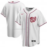 Camiseta Beisbol Hombre Washington Nationals Primera Replica Blanco