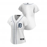 Camiseta Beisbol Mujer Detroit Tigers Replica Primera 2020 Blanco