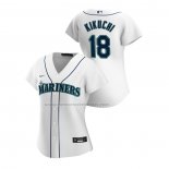 Camiseta Beisbol Mujer Seattle Mariners Yusei Kikuchi Replica Primera 2020 Blanco