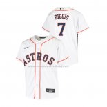 Camiseta Beisbol Nino Houston Astros Craig Biggio Replica Primera Blanco