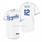 Camiseta Beisbol Nino Kansas City Royals Jorge Soler Replica Primera Blanco