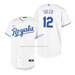 Camiseta Beisbol Nino Kansas City Royals Jorge Soler Replica Primera Blanco