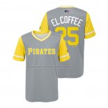 Camiseta Beisbol Nino Pittsburgh Pirates Gregory Polanco 2018 LLWS Players Weekend El Coffee Gris