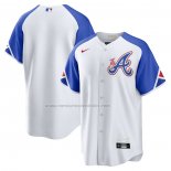 Camiseta Beisbol Hombre Atlanta Braves 2023 City Connect Replica Blanco