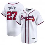 Camiseta Beisbol Hombre Atlanta Braves Austin Riley Primera Limited Blanco