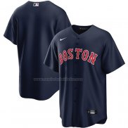 Camiseta Beisbol Hombre Boston Red Sox Alterno Replica Azul